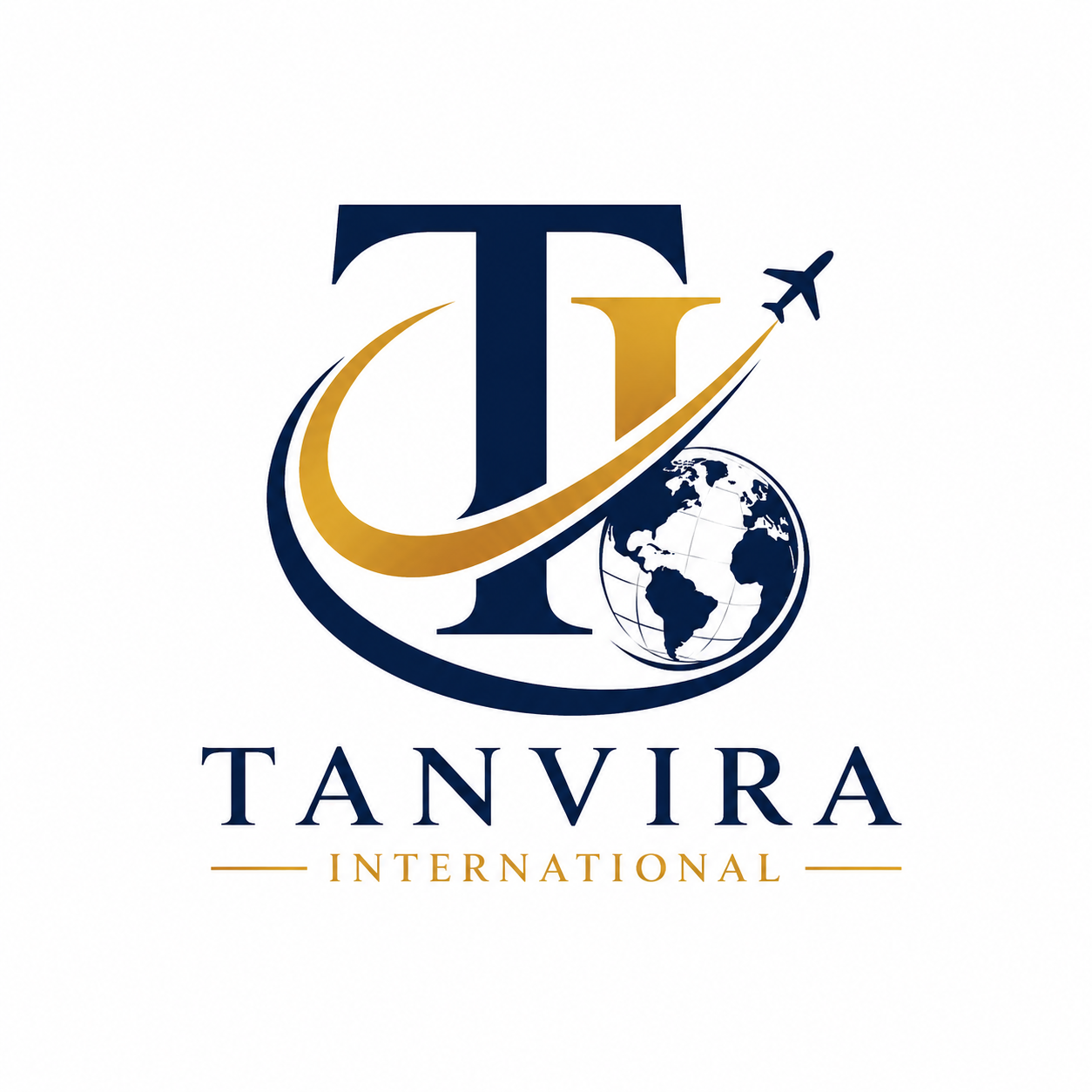 Tanvira International wordmark: global sourcing, India
